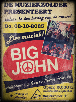 250921 Muziekzolder Big John Poster